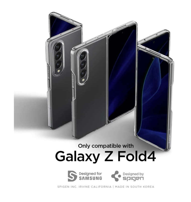 SAMSUNG GALAXY Z FOLD 4 PREMIUM AIRSKIN CASE CRYSTAL CLEAR | SPIGEN