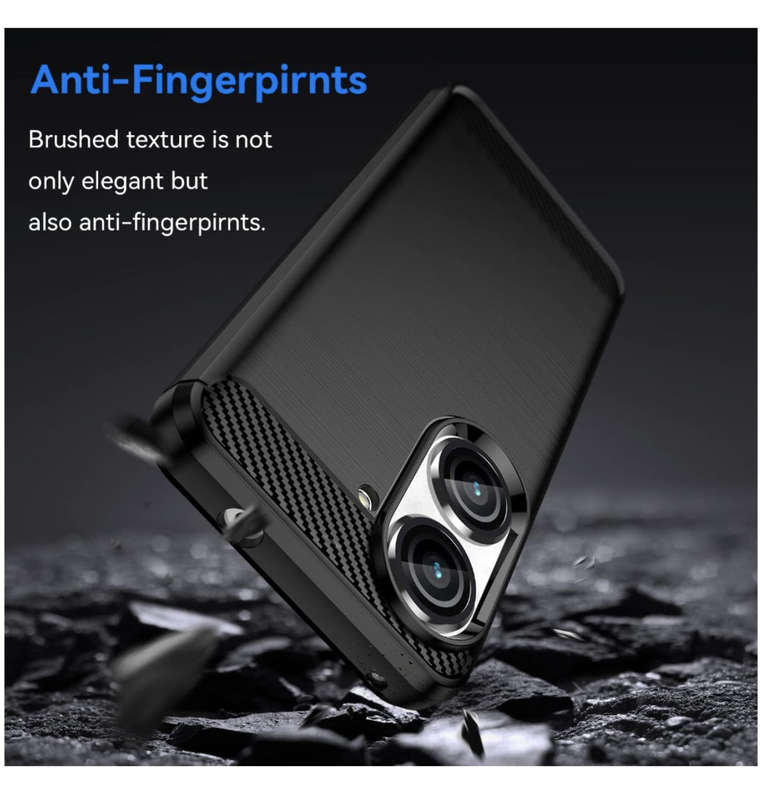 ASUS ZENFONE 9 PREMIUM CARBON FIBRE TEXTURED CASE BLACK | CRUZERLITE