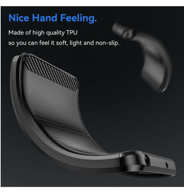 ASUS ZENFONE 9 PREMIUM CARBON FIBRE TEXTURED CASE BLACK | CRUZERLITE