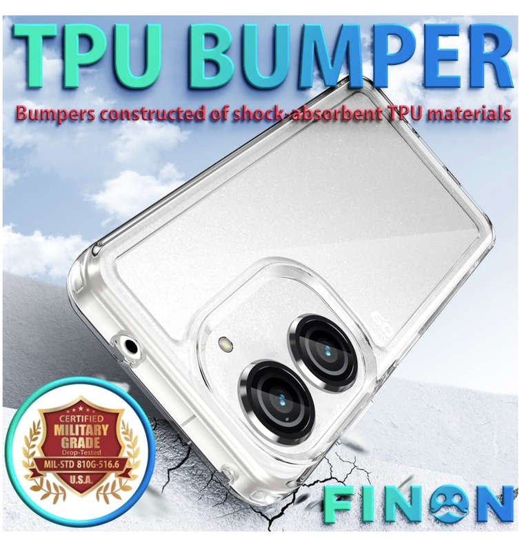 ASUS ZENFONE 9 HYBRID TPU PROTECTIVE CASE CLEAR | FINON