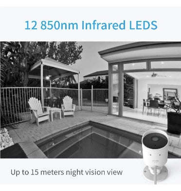 YI OUTDOOR SECURITY CAMERA 2PK