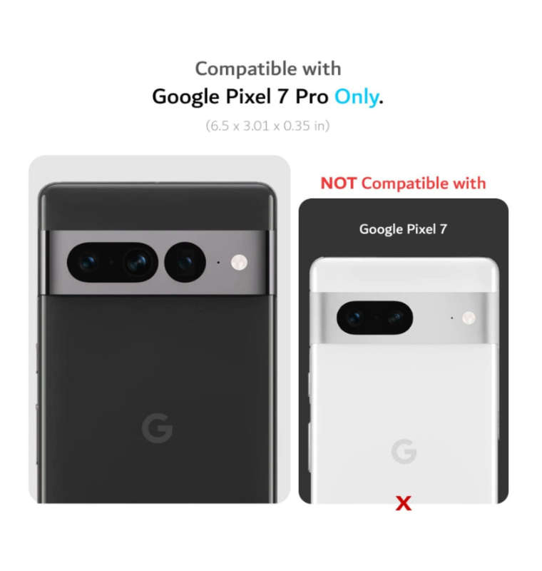 GOOGLE PIXEL 7 PRO PREMIUM SLIM FIT MERGE DUAL LAYER CASE MATTE BLACK | TUDIA