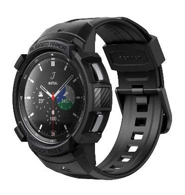 SAMSUNG GALAXY WATCH 4 CLASSIC PREMIUM RUGGED ARMOR PRO CASE 42MM BLACK | SPIGEN