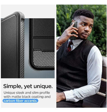 SAMSUNG GALAXY S23 PREMIUM RUGGED CASE BLACK | SPIGEN