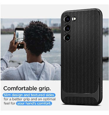SAMSUNG GALAXY S23 PREMIUM NEO HYBRID CASE BLACK | SPIGEN