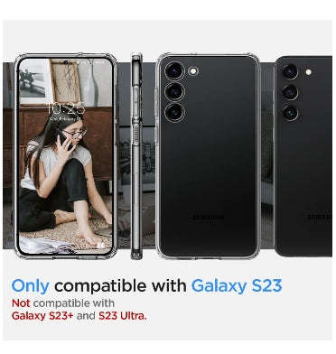 SAMSUNG GALAXY S23 PREMIUM SLIM LIQUID CRYSTAL CASE CLEAR | SPIGEN