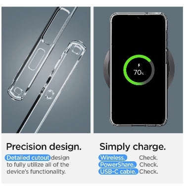 SAMSUNG GALAXY S23 PREMIUM SLIM LIQUID CRYSTAL CASE CLEAR | SPIGEN
