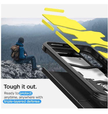SAMSUNG GALAXY S23 PREMIUM TOUGH ARMOR CASE BLACK | SPIGEN