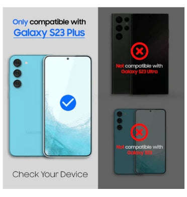 SAMSUNG GALAXY S23+ TEMPERED DOME GLASS SCREEN PROTECTOR 2PK | WHITESTONE