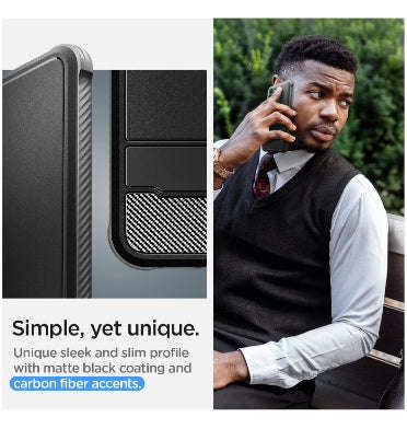 SAMSUNG GALAXY S23+ PREMIUM RUGGED CASE BLACK | SPIGEN