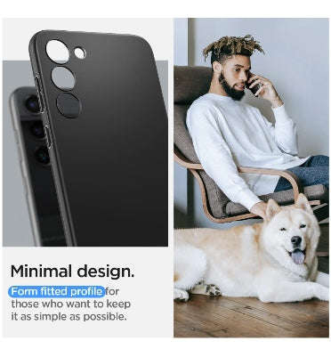 SAMSUNG GALAXY S23+ PREMIUM SLIM THIN FIT CASE BLACK | SPIGEN