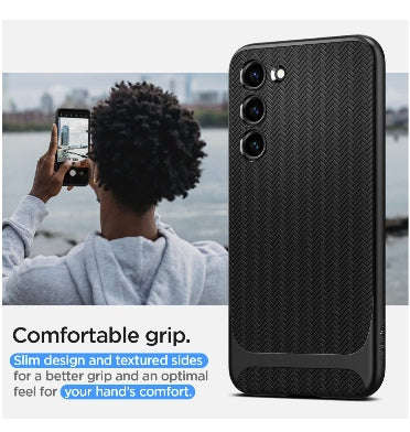 SAMSUNG GALAXY S23+ PREMIUM NEO HYBRID CASE BLACK | SPIGEN