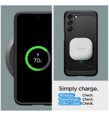 SAMSUNG GALAXY S23+ PREMIUM TOUGH ARMOR CASE BLACK | SPIGEN