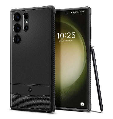 SAMSUNG GALAXY S23 ULTRA PREMIUM RUGGED CASE BLACK | SPIGEN