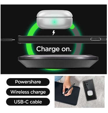 SAMSUNG GALAXY S23 ULTRA PREMIUM ULTRA HYBRID CASE BLACK/CLEAR | SPIGEN