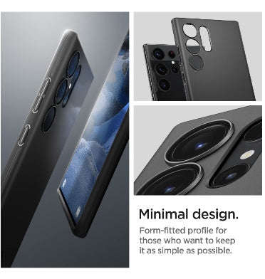 SAMSUNG GALAXY S23 ULTRA PREMIUM SLIM THIN FIT CASE BLACK | SPIGEN