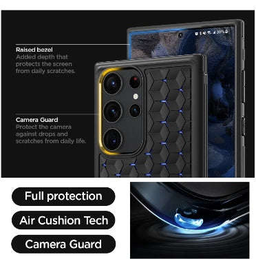 SAMSUNG GALAXY S23 ULTRA PREMIUM CRYO ARMOR CASE BLACK | SPIGEN