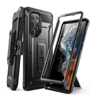 SAMSUNG GALAXY S23 ULTRA FULL BODY RUGGED PROTECTIVE CASE BLACK | SUPCASE