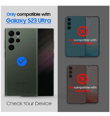 SAMSUNG GALAXY S23 ULTRA PREMIUM RING CAMERA LENS PROTECTOR | WHITESTONE