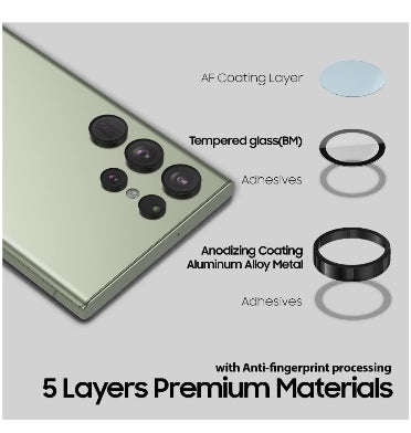 SAMSUNG GALAXY S23 ULTRA PREMIUM RING CAMERA LENS PROTECTOR | WHITESTONE