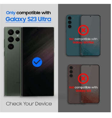 SAMSUNG GALAXY S23 ULTRA UV GEN HARD COATED FILM SCREEN PROTECTOR 2PK | WHITESTONE