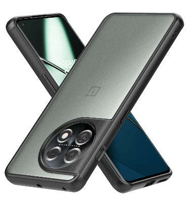 ONEPLUS 11 HYBRID SLIM TRANSLUCENT BUMPER CASE BLACK/CLEAR