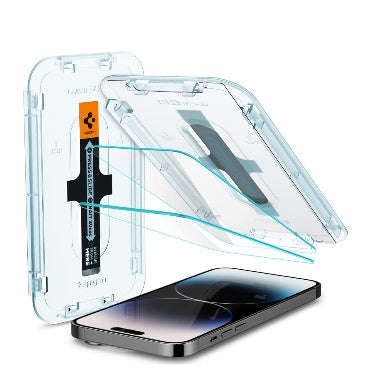IPHONE 14 PRO GLAS.TR EZ FIT PREMIUM TEMPERED GLASS SCREEN PROTECTOR 2PK | SPIGEN