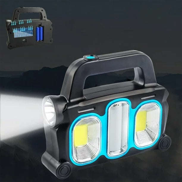 Rechargeable Solar Powered Portable Work Light