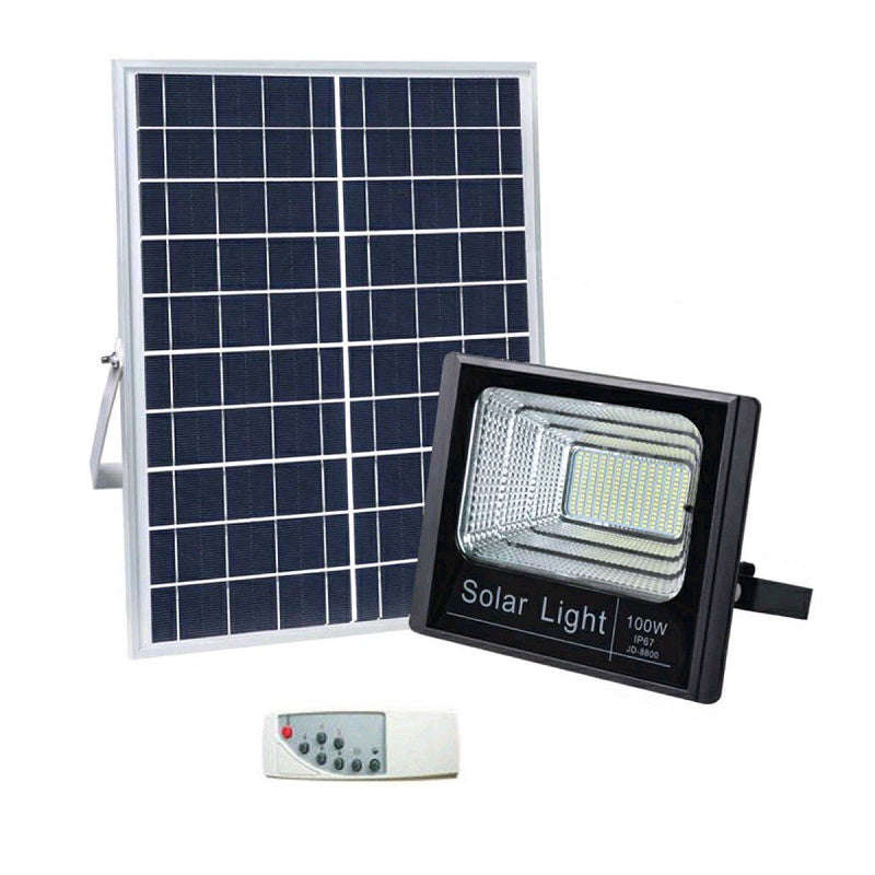 120W SMD Solar LED Flood Light - Black