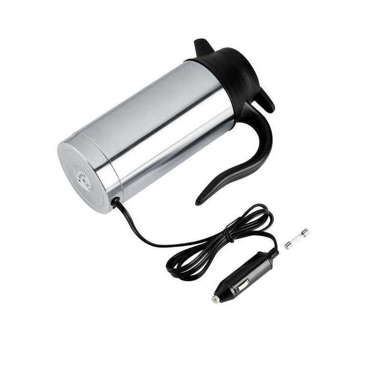 12V 750ml Stainless Steel Electric Car Travel Kettle