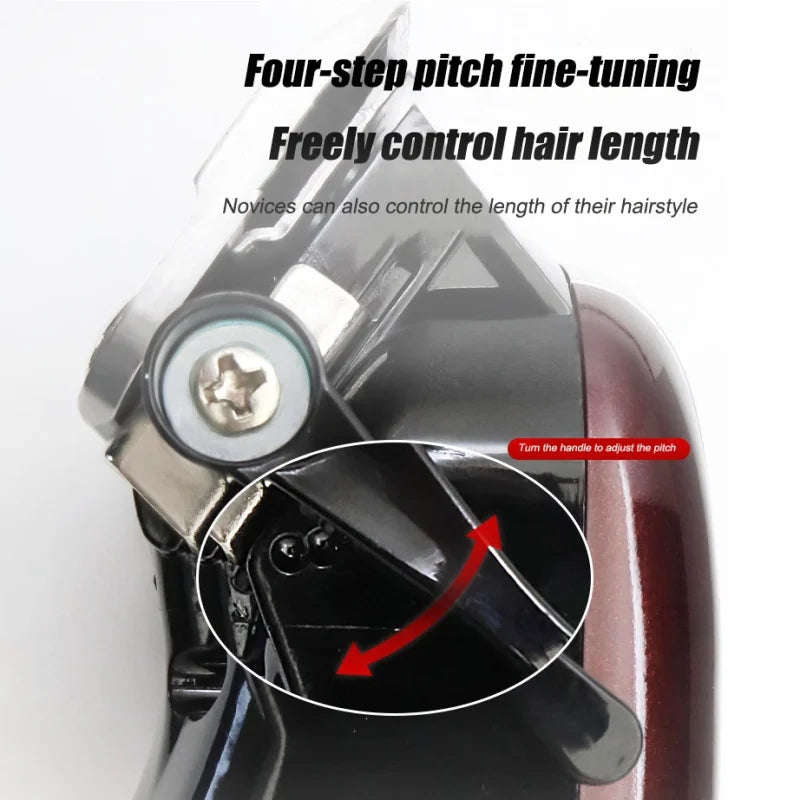 Rechargeable Hair Trimmer With LCD Display