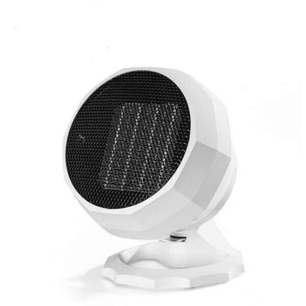 1800W Mini Ceramic Indoor Heater Fan with 3 Levels, Continuous Rotation & Warmth Temperature Control
