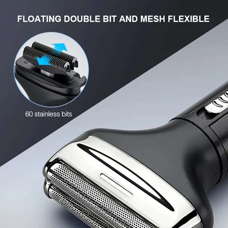 Rechargeable 4-In-1 Mens Shaving Grooming Kit