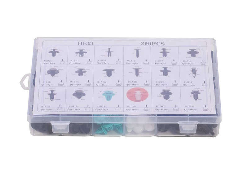 Universal Car Retainer Clips Kit - 299pcs
