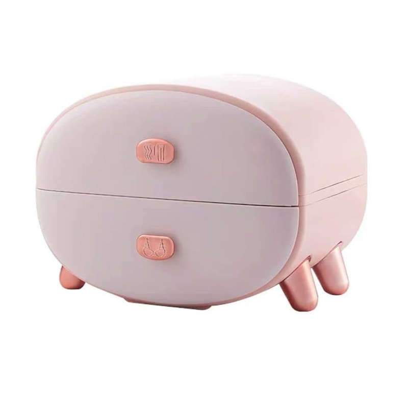 Plastic 2 Drawer Storage Box For Small Items