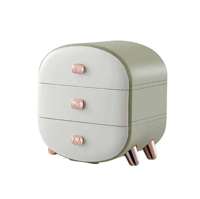 Plastic 3 Drawer Storage Box For Small Items