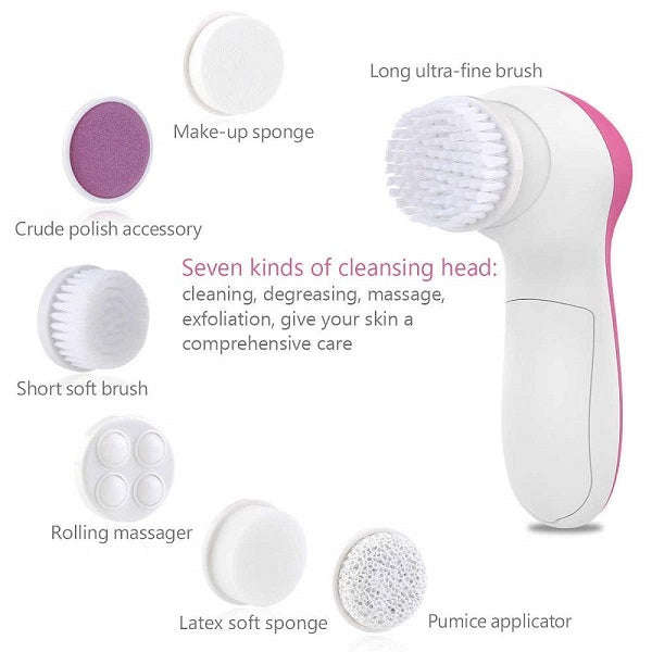 4-In-1 Battery Operated Face Cleaner