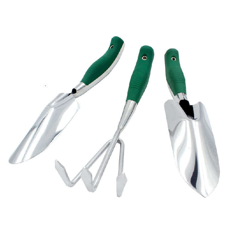3 Piece Hand Trowel, Transplantation Trowel And Hand Rake Gardening Tools