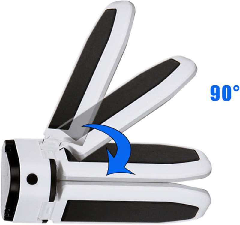 LED Solar Powered Folding Lamp With USB Port To Charge Phones
