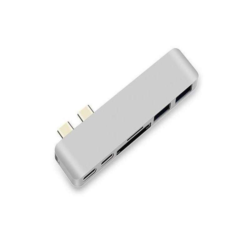 7-in-1 USB Type C Adapter HUB, Space Grey