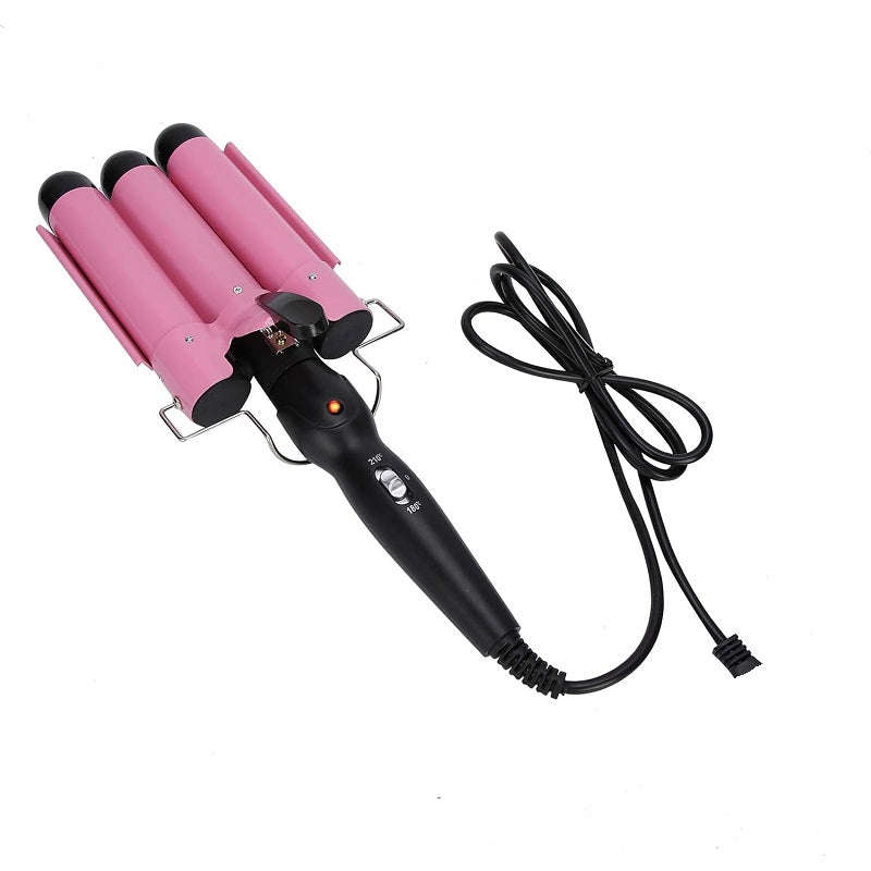 Three Barrels Professional Egg Roll Curling Iron
