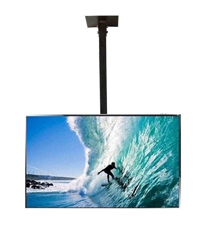 Adjustable 20To 55 Tilt Swivel Ceiling Mount TV Bracket