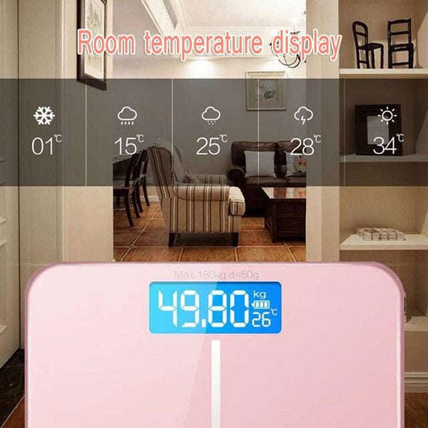 Rechargeable Electronic Body Weight Scale With Digital Display