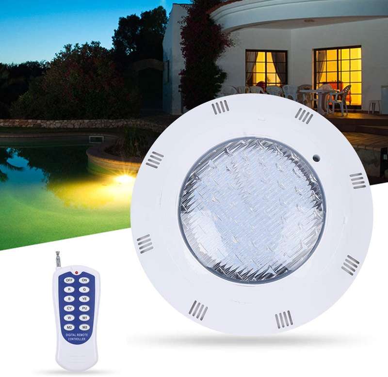 12W RGB Remote Control Swimming Pool Light