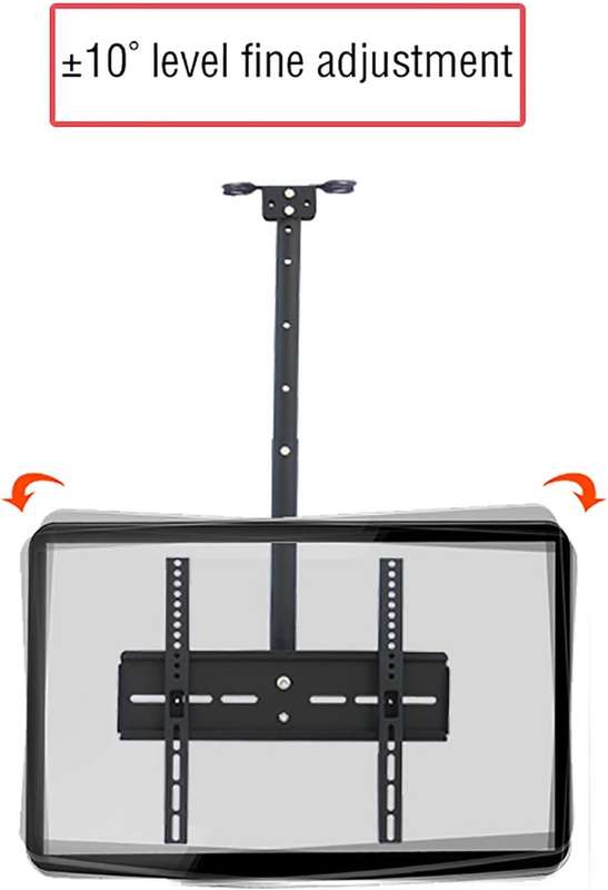Adjustable 20To 55 Tilt Swivel Ceiling Mount TV Bracket