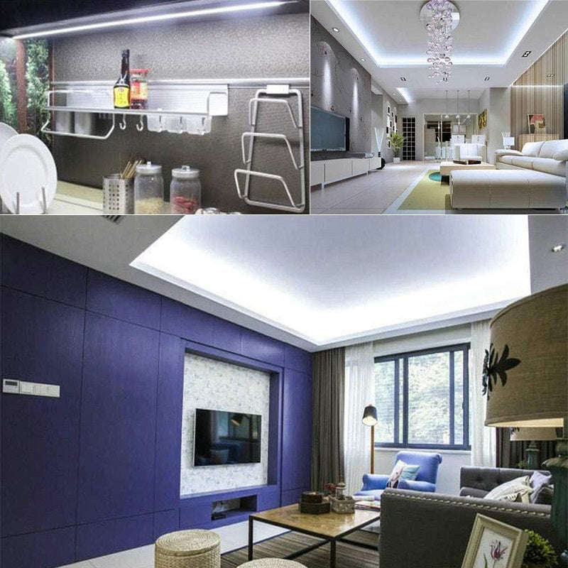 100M Roll High Pressure LED Strip Light - White