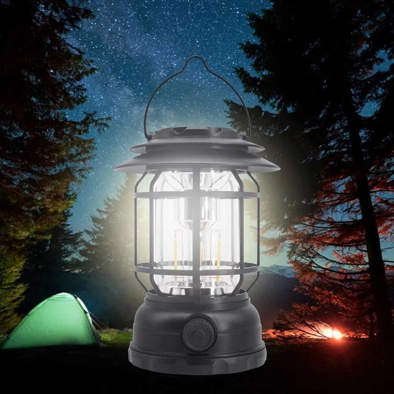 USB Rechargeable Emergency Camping Lantern With Bluetooth Speaker