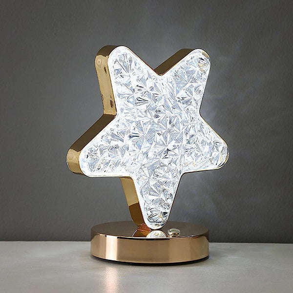 Rechargeable 3 LED Mode Star Light Table Lamp