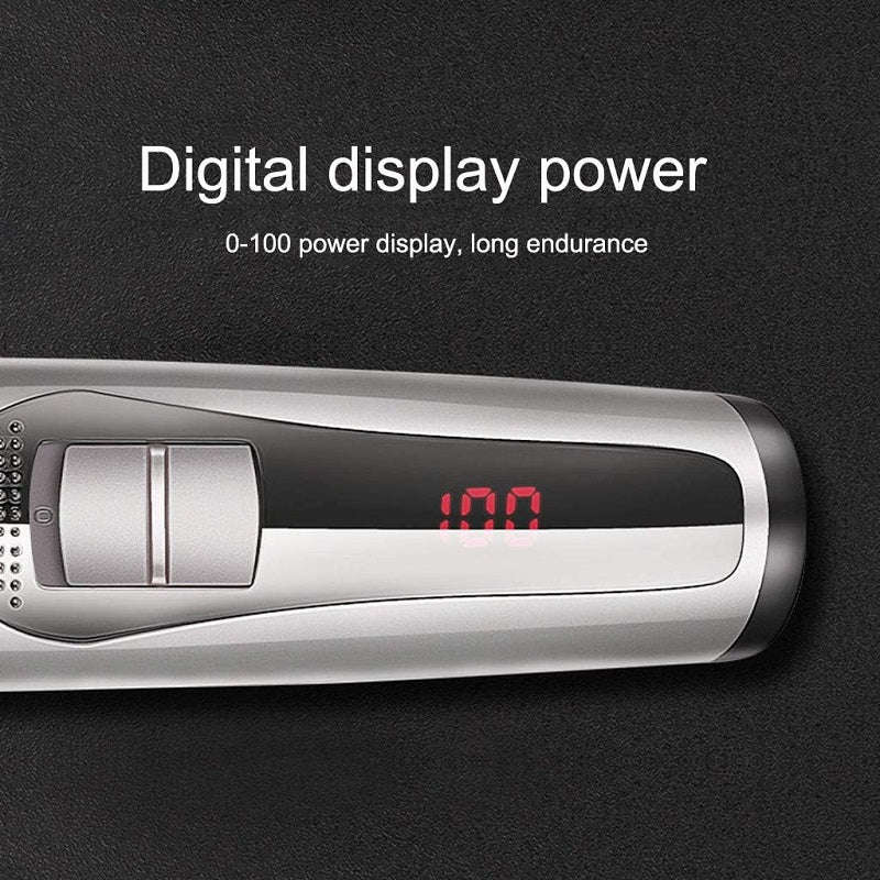 Rechargeable Hair Trimmer With Level Adjustments
