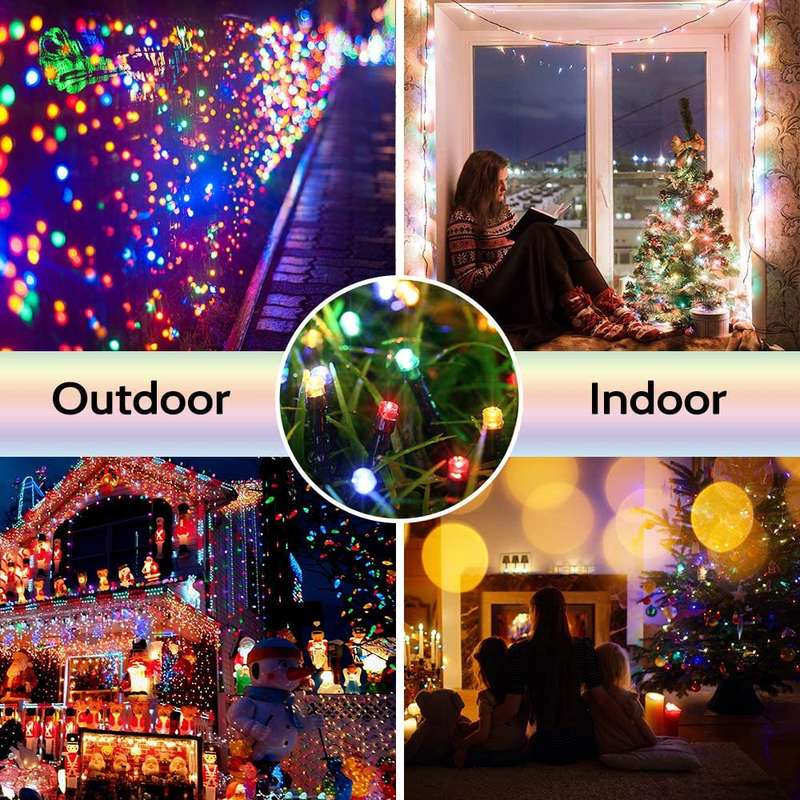 10M RGB LED Solar Powered Light 100LEDs
